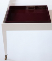 Large Tray Top Table with Insert Tray