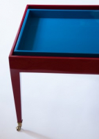 Small Tray Top Table with Insert Tray