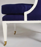 Carrig Chair in White Lacquer - Close Up